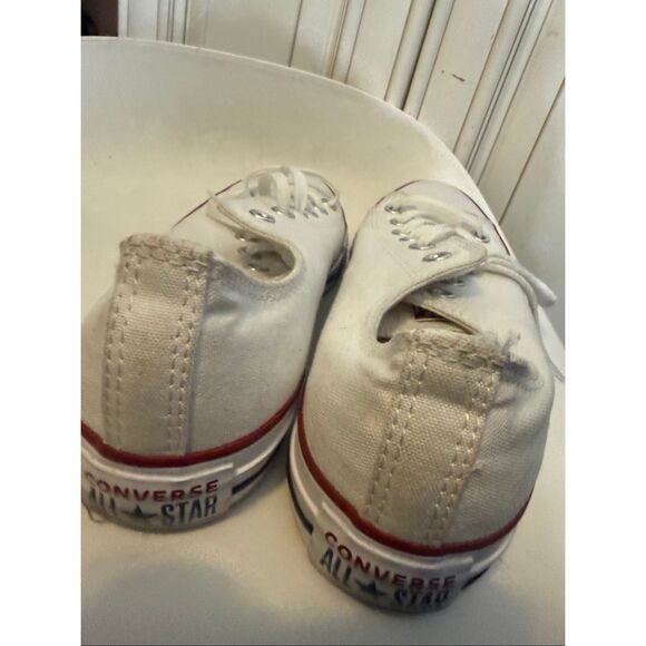Converse Unisex Chuck Taylor All Star Canvas Sneakers White Size Mens 6 Womens 8 - Picture 4 of 9